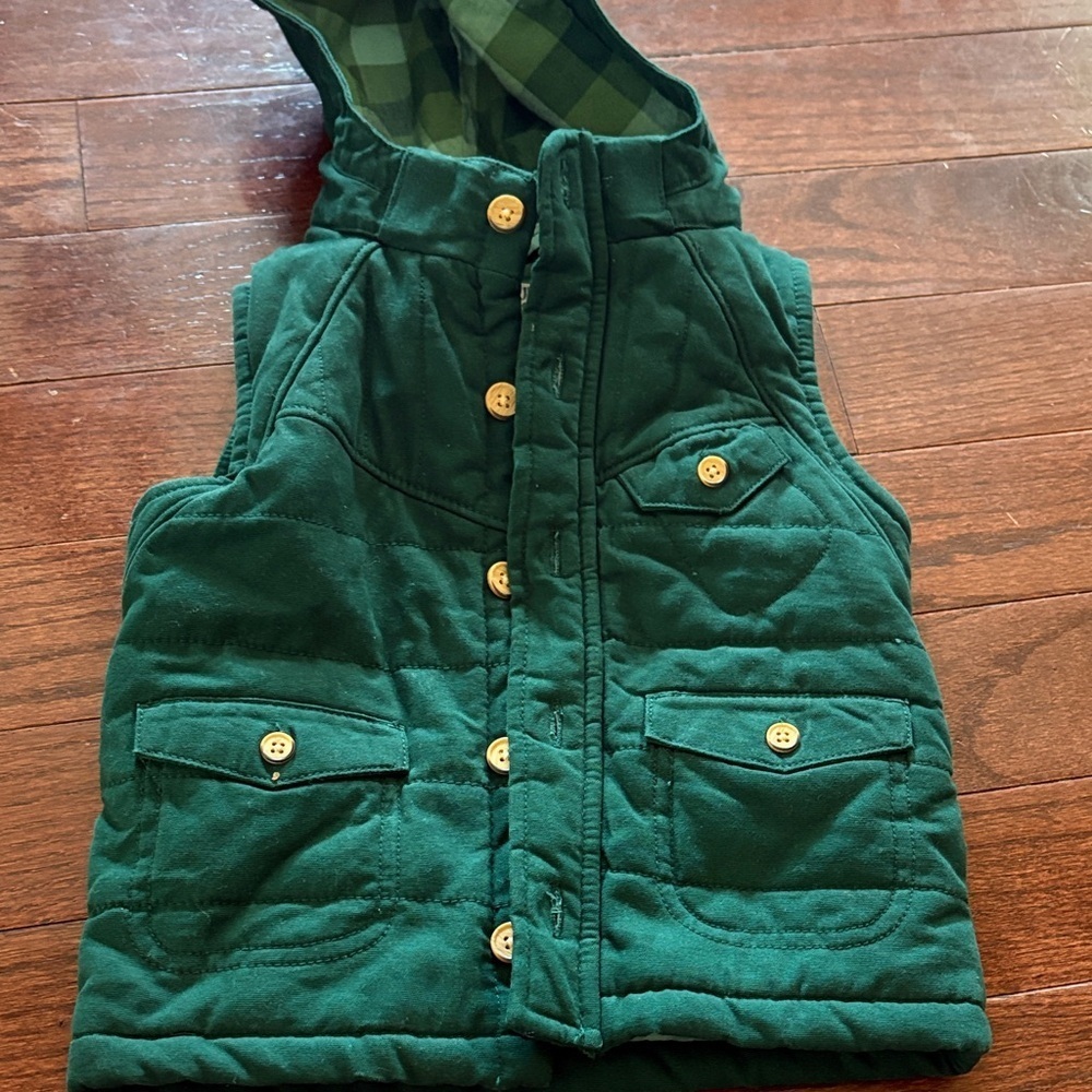 Oshkosh Kids Green Quilted Vest